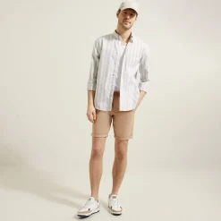 Jules Bermuda chino uni avec ceinture- Short & Bermuda