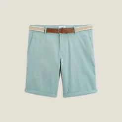 Jules Bermuda chino uni avec ceinture- Short & Bermuda