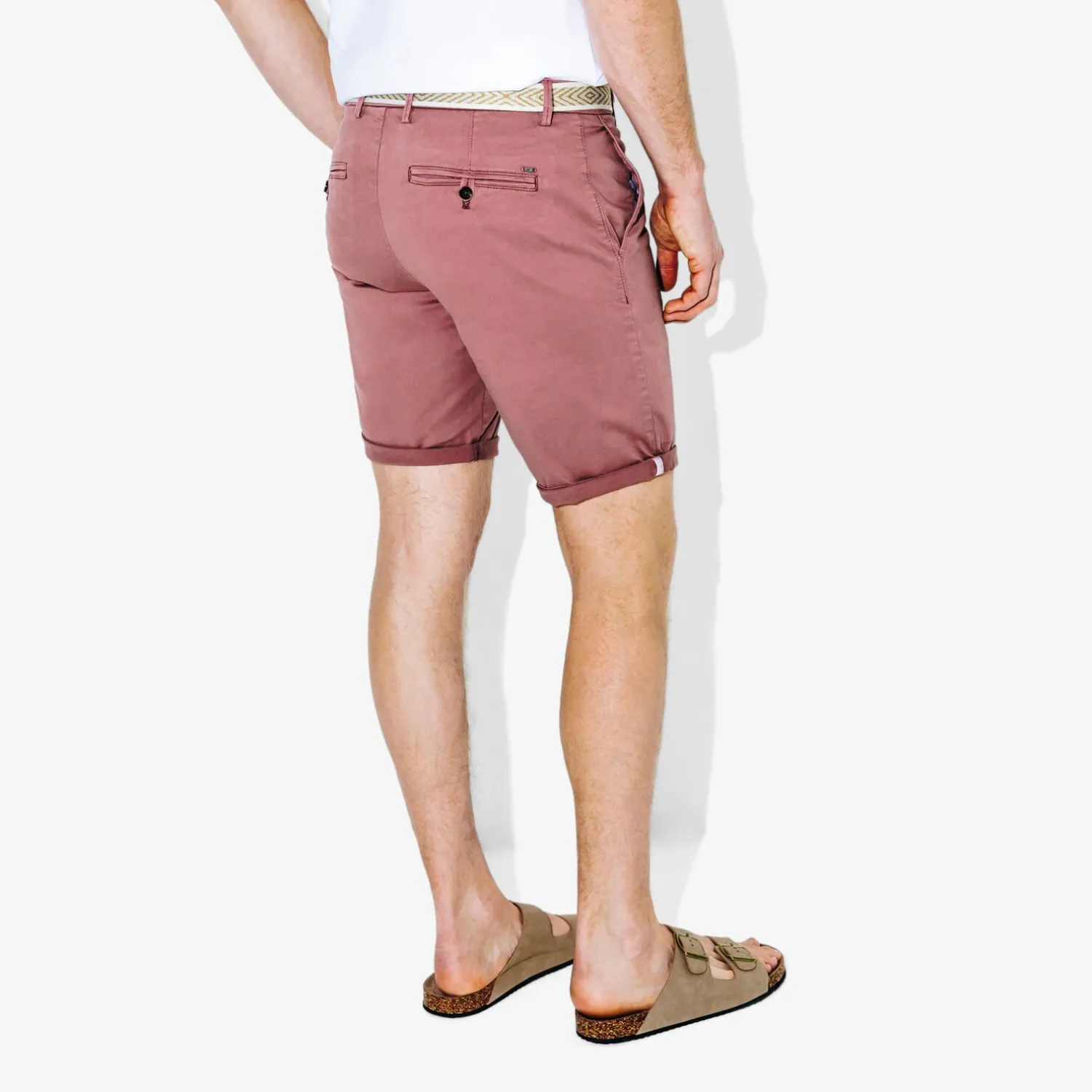 Jules Bermuda chino uni avec ceinture- Short & Bermuda