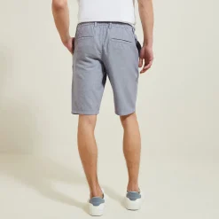 Jules Bermuda uni en coton lin- Short & Bermuda