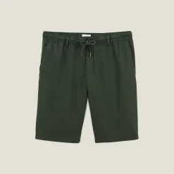 Jules Bermuda uni en coton lin- Short & Bermuda