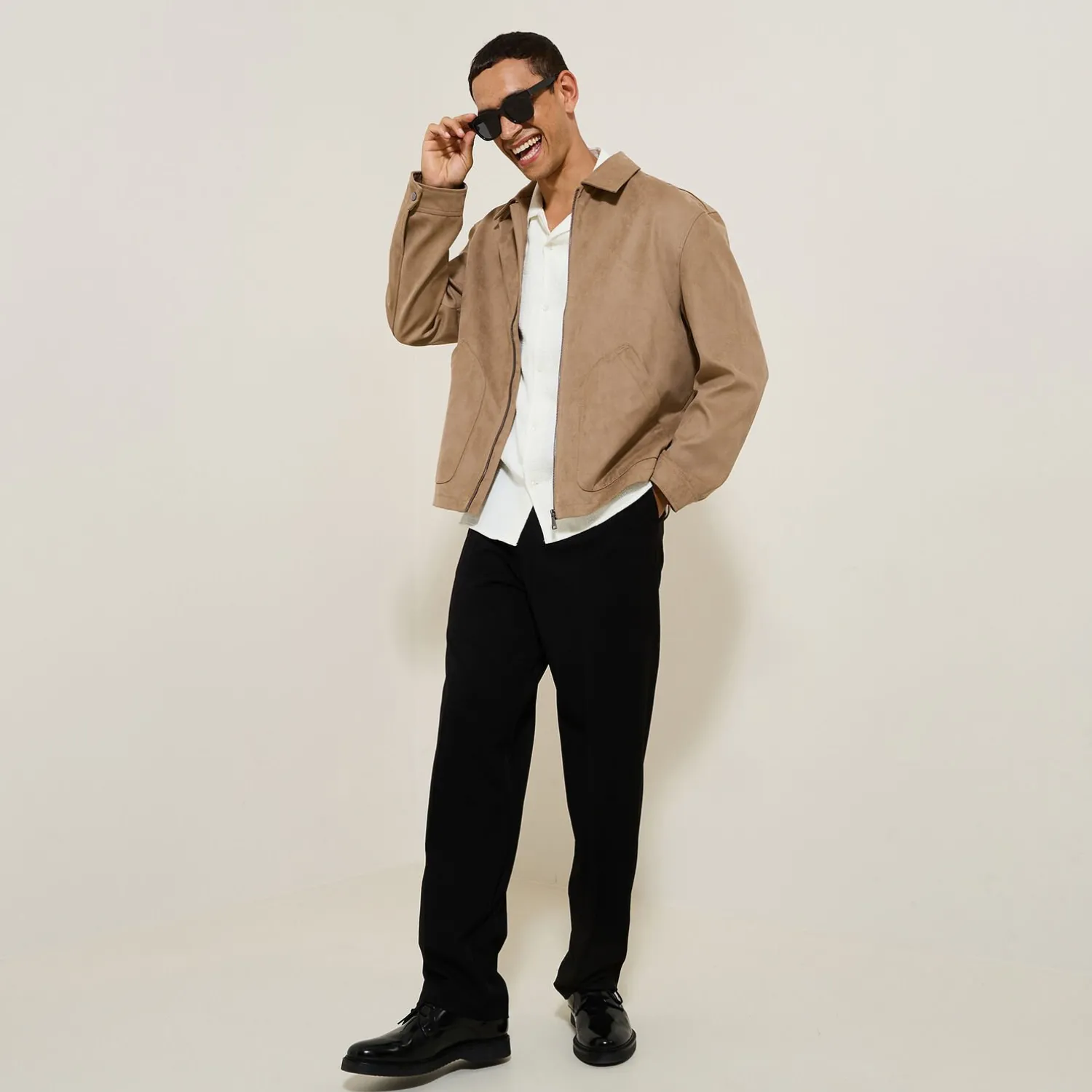 Jules Blouson aspect velours col chemise- Smart Casual|Manteau & Blouson