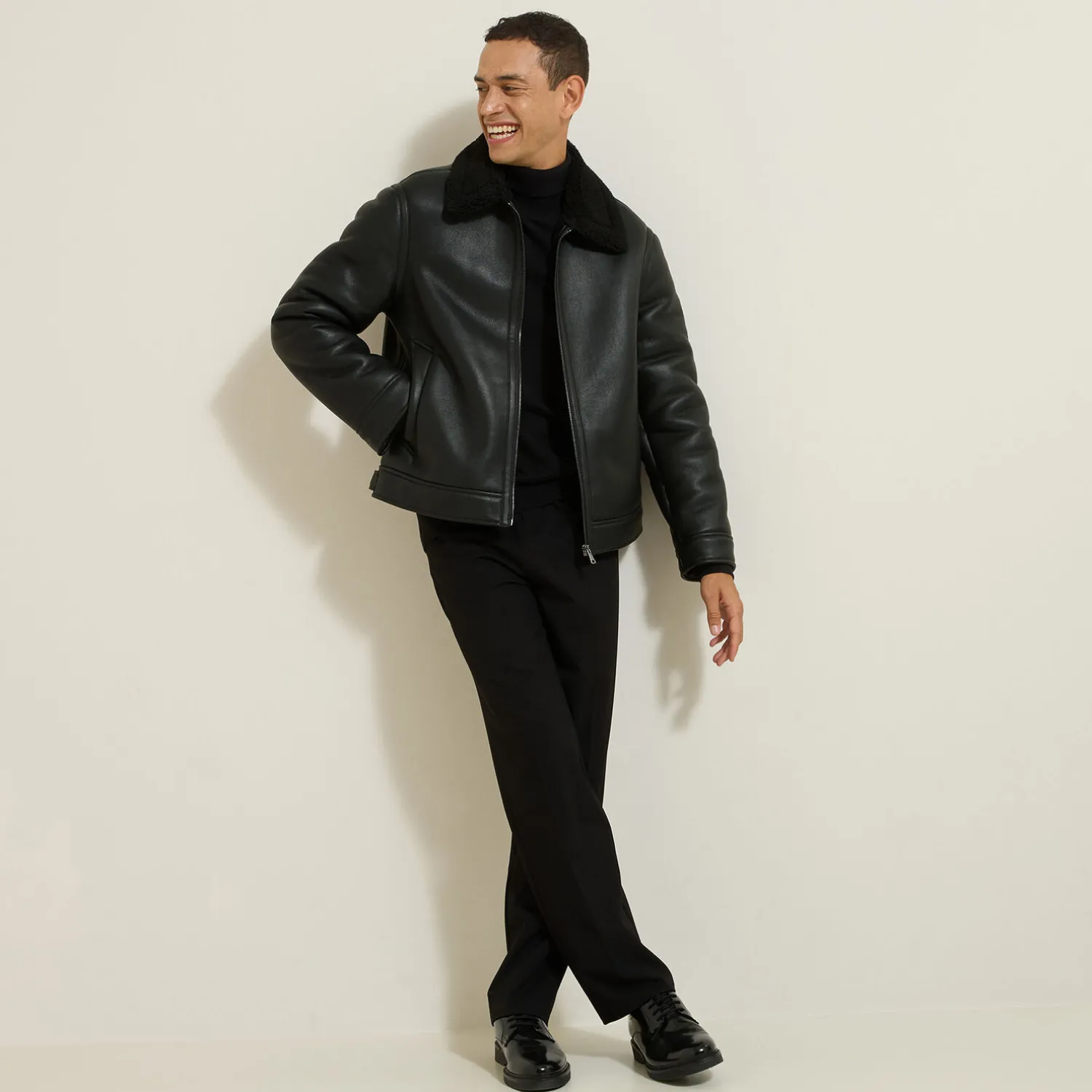 Jules Blouson bombardier en sherpa- Manteau & Blouson