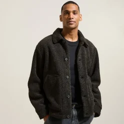 Jules Blouson en sherpa col chemise- Manteau & Blouson