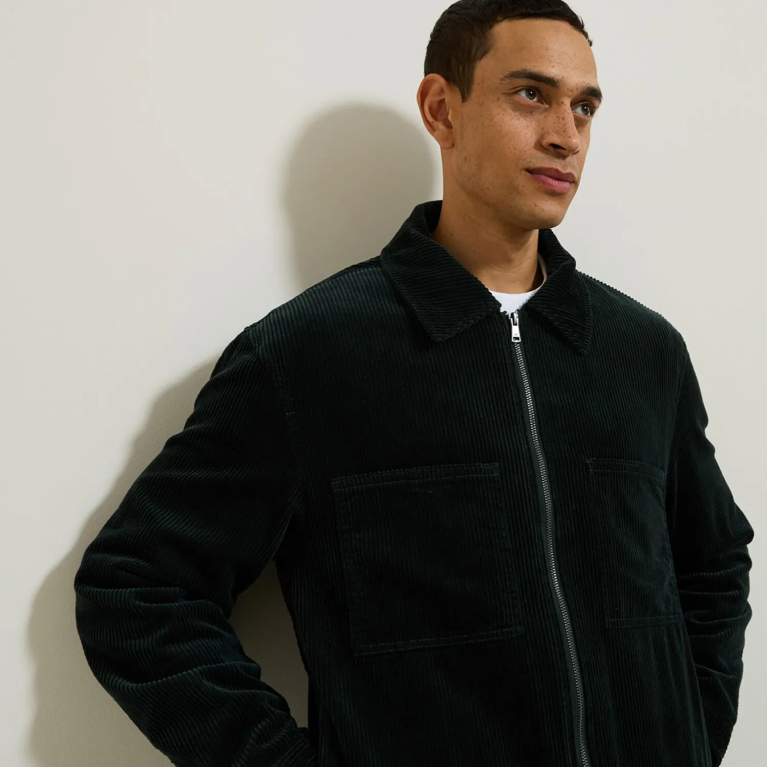 Jules Blouson en velours côtelé col chemise- Surchemise|Manteau & Blouson