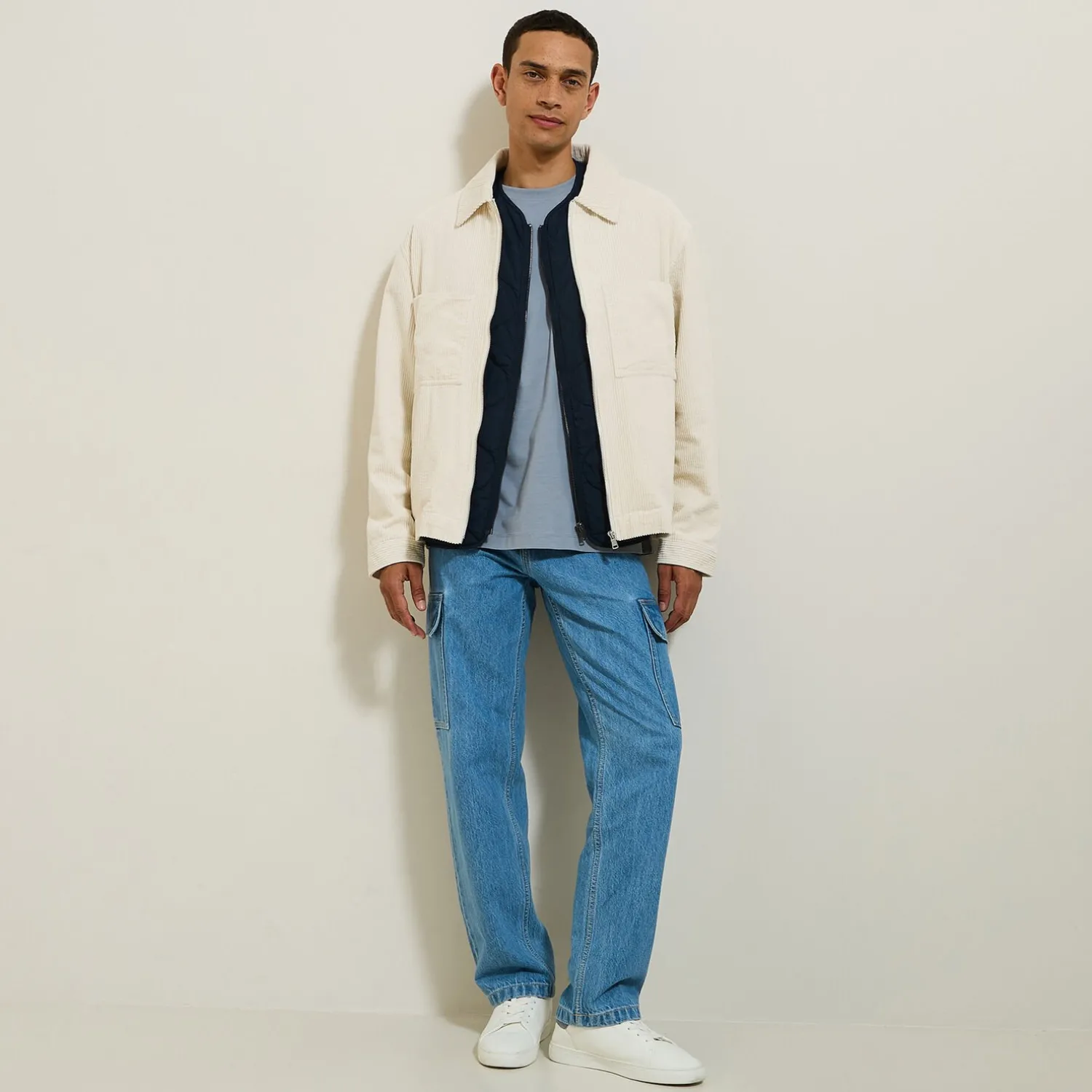 Jules Blouson en velours côtelé col chemise- Surchemise|Manteau & Blouson