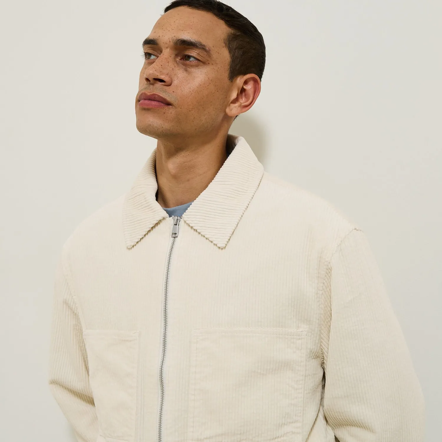 Jules Blouson en velours côtelé col chemise- Surchemise|Manteau & Blouson