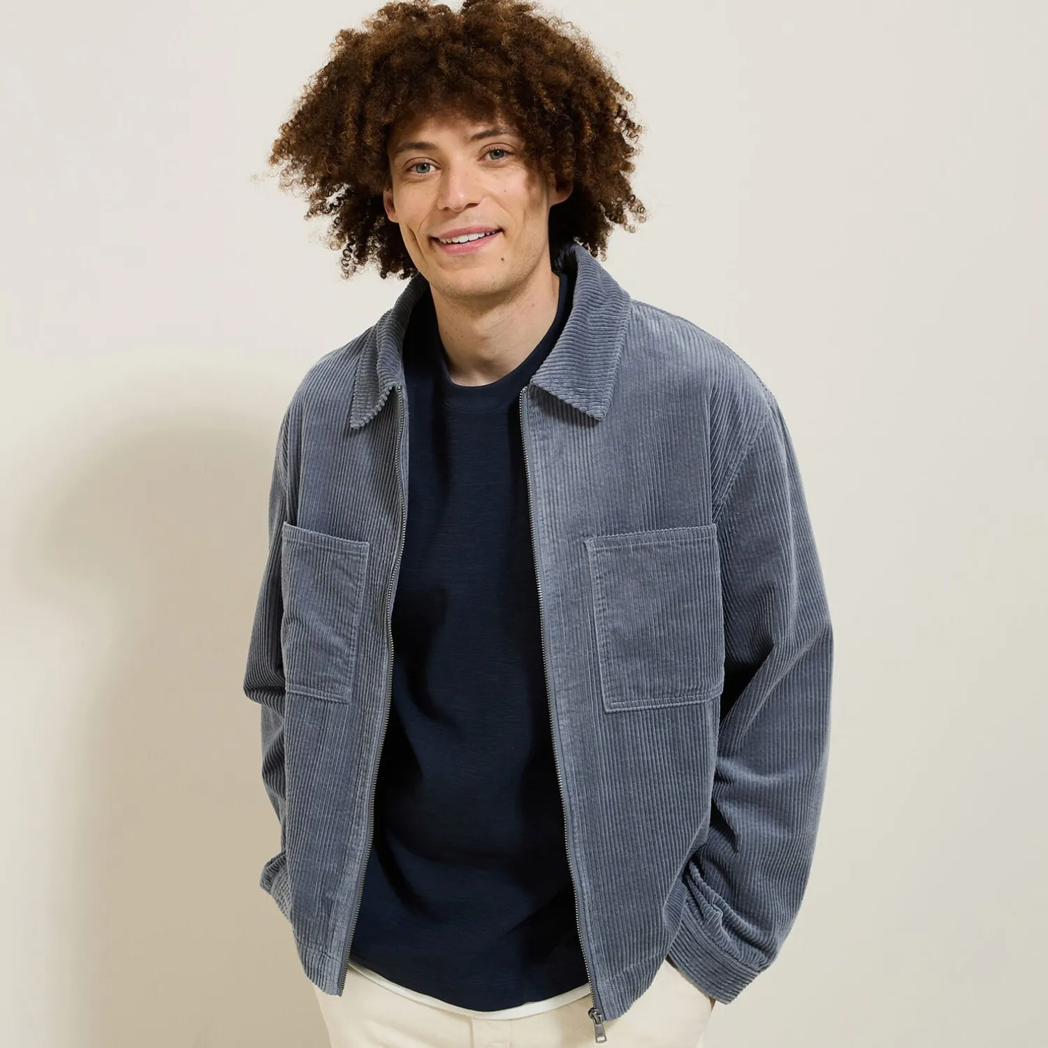 Jules Blouson en velours côtelé col chemise- Surchemise|Manteau & Blouson