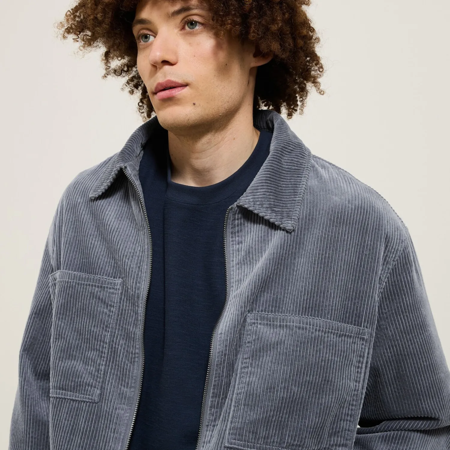 Jules Blouson en velours côtelé col chemise- Surchemise|Manteau & Blouson