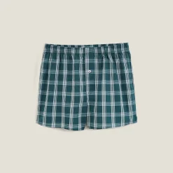 Jules Caleçon à carreaux en coton- Caleçon