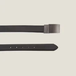 Jules Ceinture en cuir saffiano avec plaque- Ceinture Et Bretelles|Ceinture & Bretelles