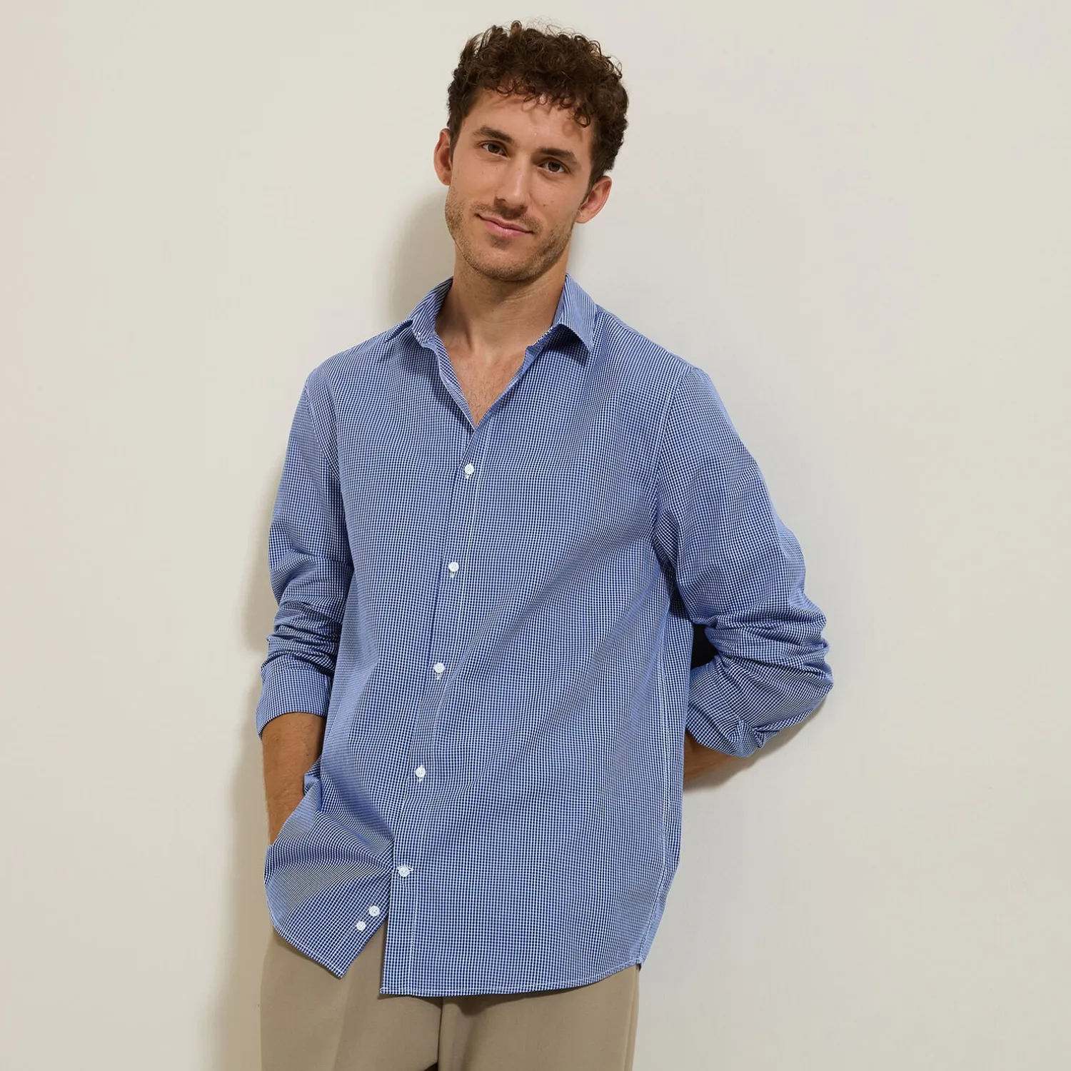 Jules Chemise en coton à carreaux- Smart Casual|Chemise Formelle