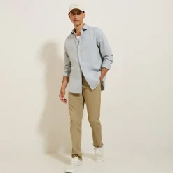 Jules Chemise en coton flanelle slim- Smart Casual|Chemise Formelle