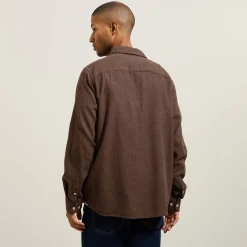 Jules Chemise en coton flanelle col classique- Smart Casual|Chemise