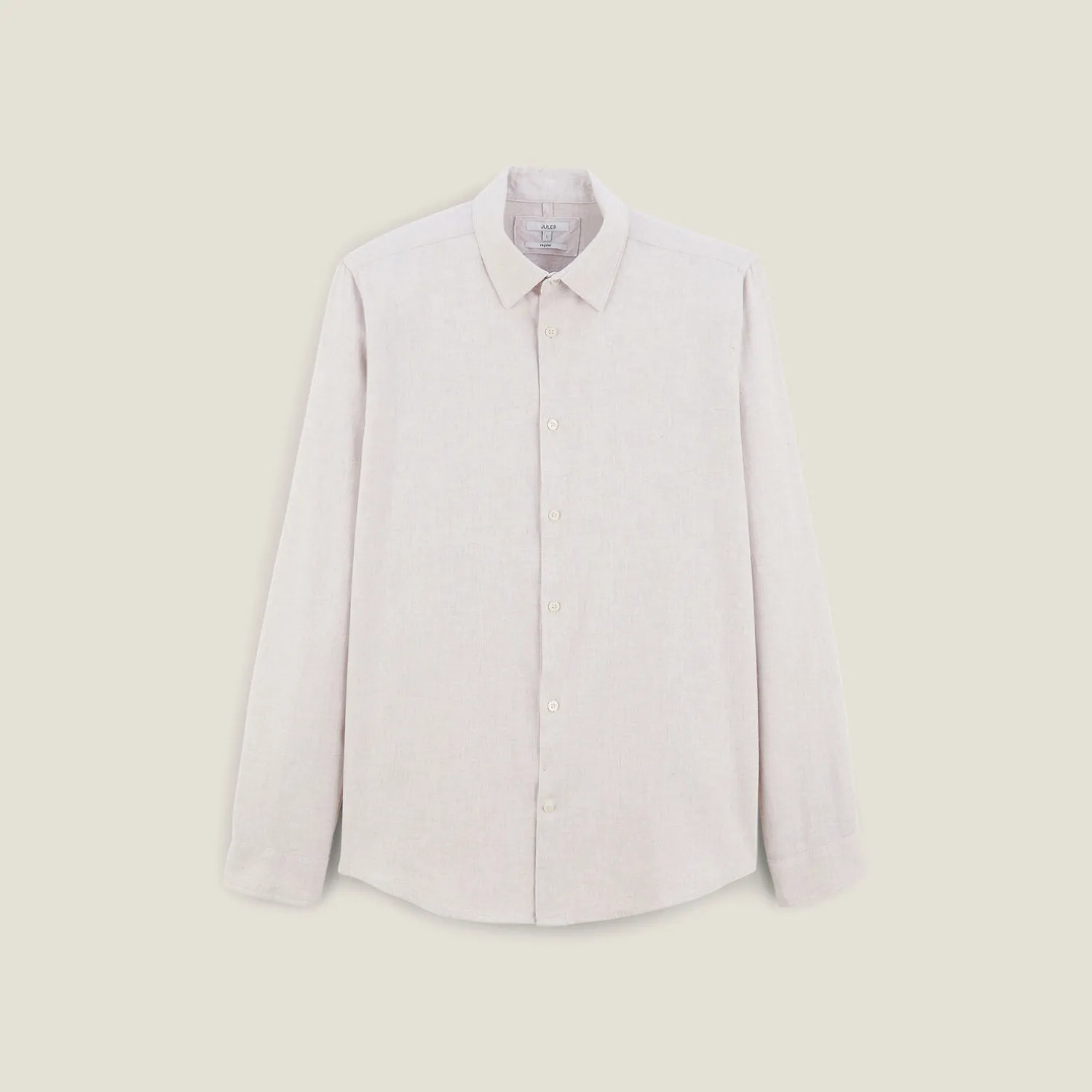 Jules Chemise en coton flanelle col classique- Chemise