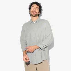 Jules Chemise en coton flanelle col classique- Chemise