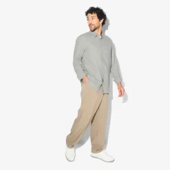 Jules Chemise en coton flanelle col classique- Chemise