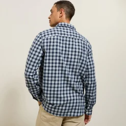 Jules Chemise en coton flanelle à carreaux- Chemise