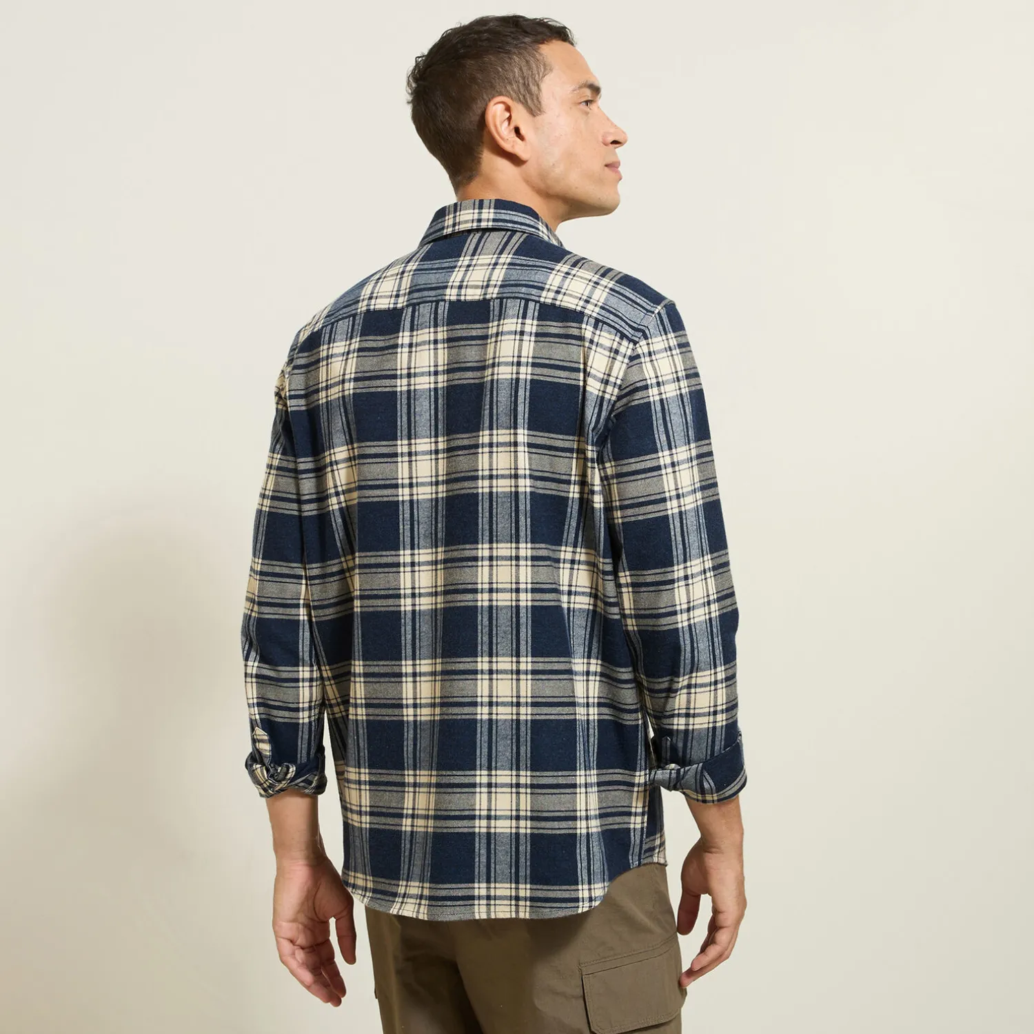 Jules Chemise en coton flanelle à carreaux- Chemise