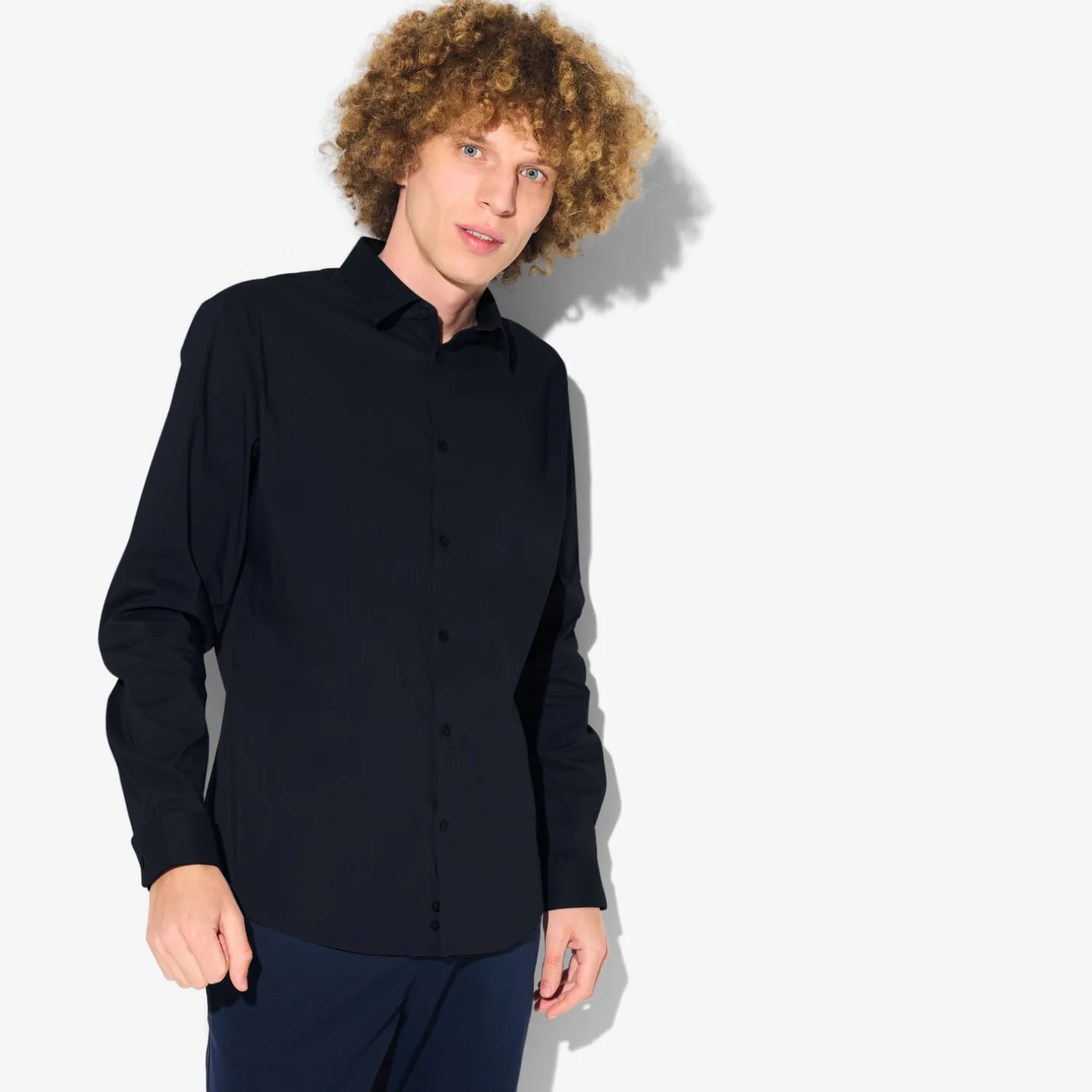 Jules Chemise en coton flanelle col classique- Chemise