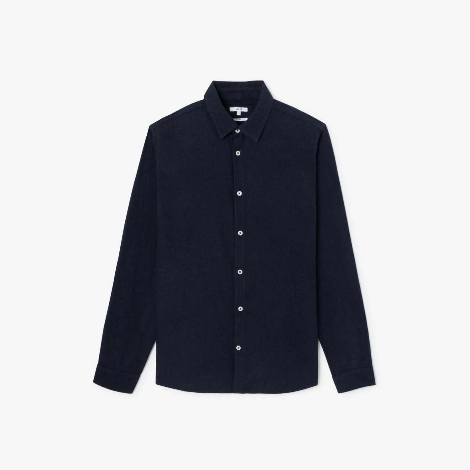 Jules Chemise en coton flanelle col classique- Chemise