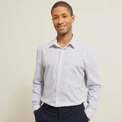 Jules Chemise en coton imprimé géométrique- Chemise Formelle|Chemise
