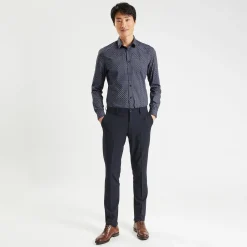 Jules Chemise en coton imprimé géométrique- Chemise Formelle|Chemise