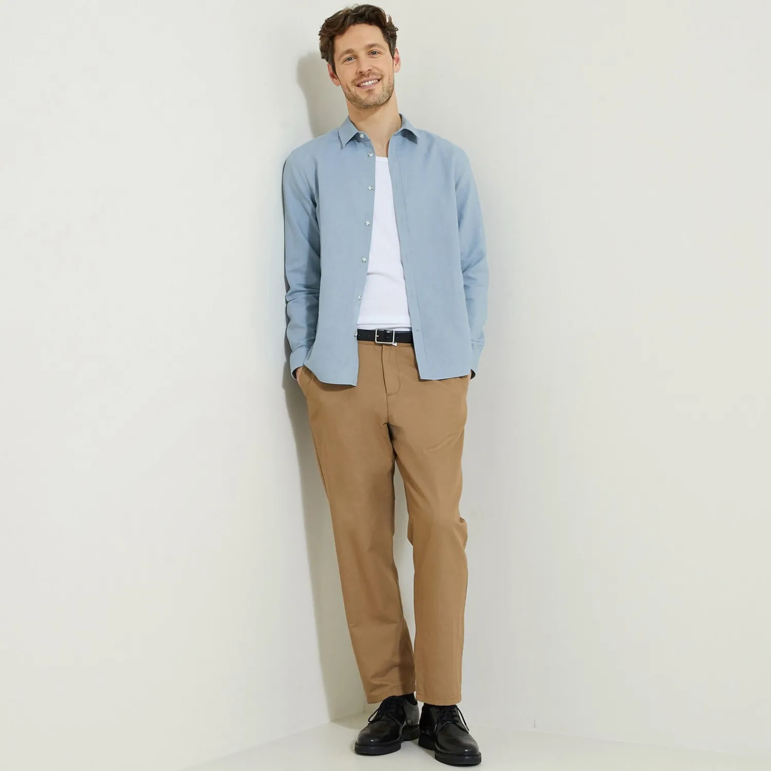 Jules Chemise en coton lin- Smart Casual|Chemise