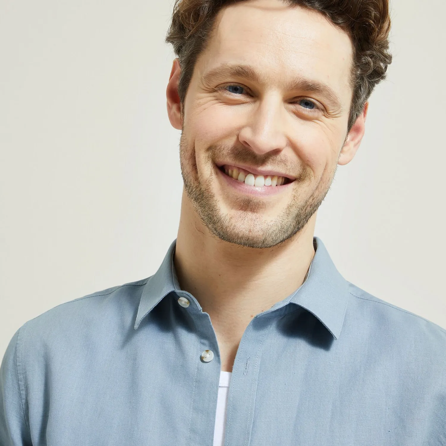 Jules Chemise en coton lin- Smart Casual|Chemise