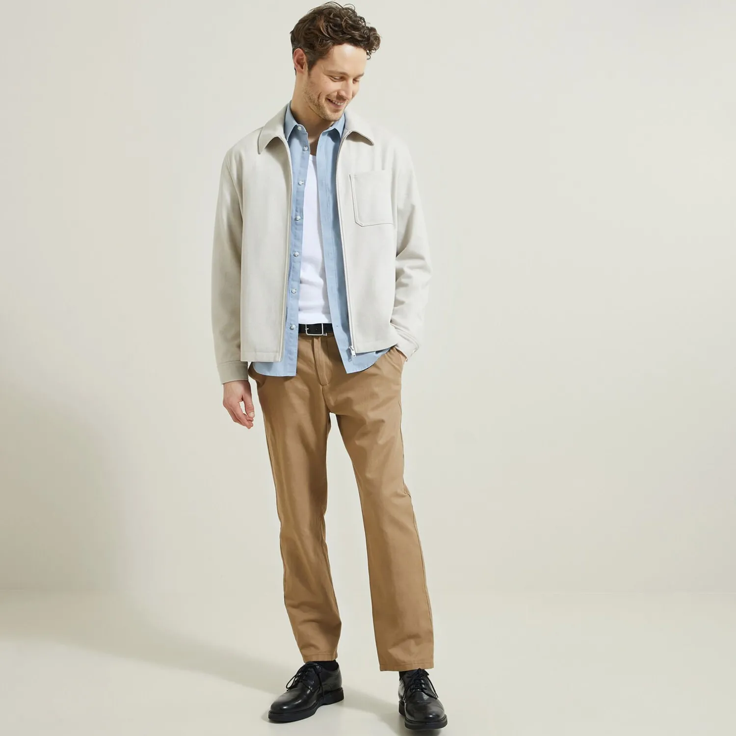 Jules Chemise en coton lin- Smart Casual|Chemise