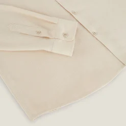 Jules Chemise en coton lin col mao- Chemise