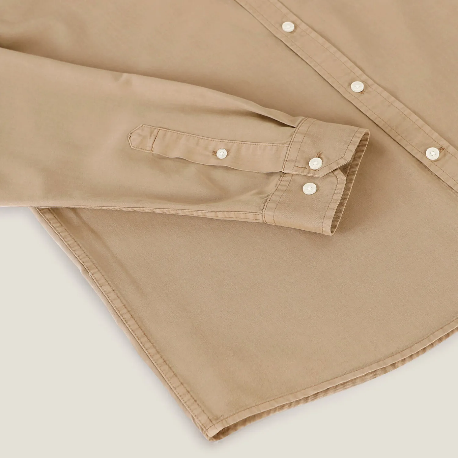 Jules Chemise en coton lyocell col boutonné- Chemise