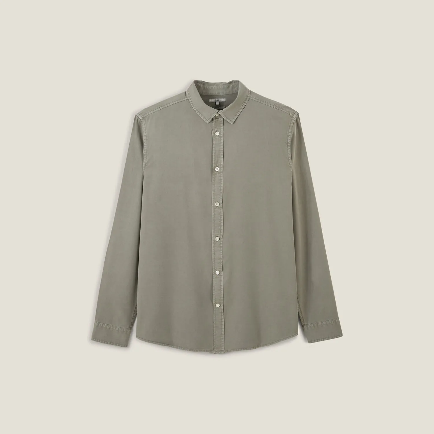 Jules Chemise en coton lyocell col boutonné- Chemise