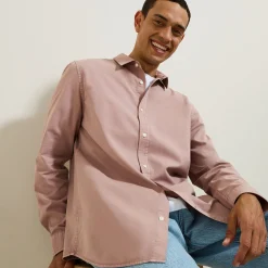 Jules Chemise en coton lyocell col boutonné- Chemise