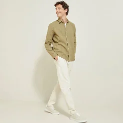 Jules Chemise en coton matière texturée- Chemise