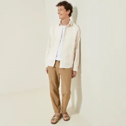 Jules Chemise en coton matière texturée- Chemise