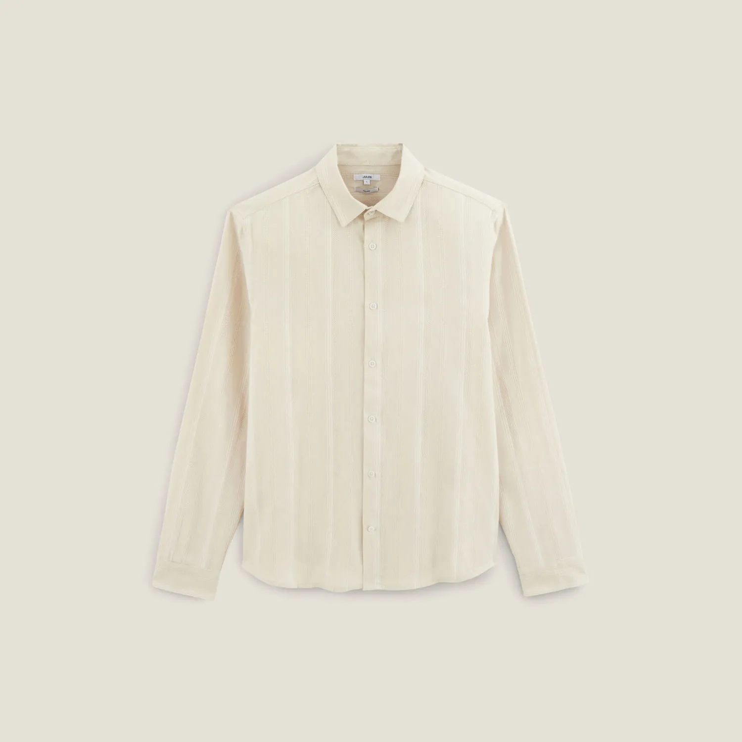 Jules Chemise en coton matière texturée- Chemise
