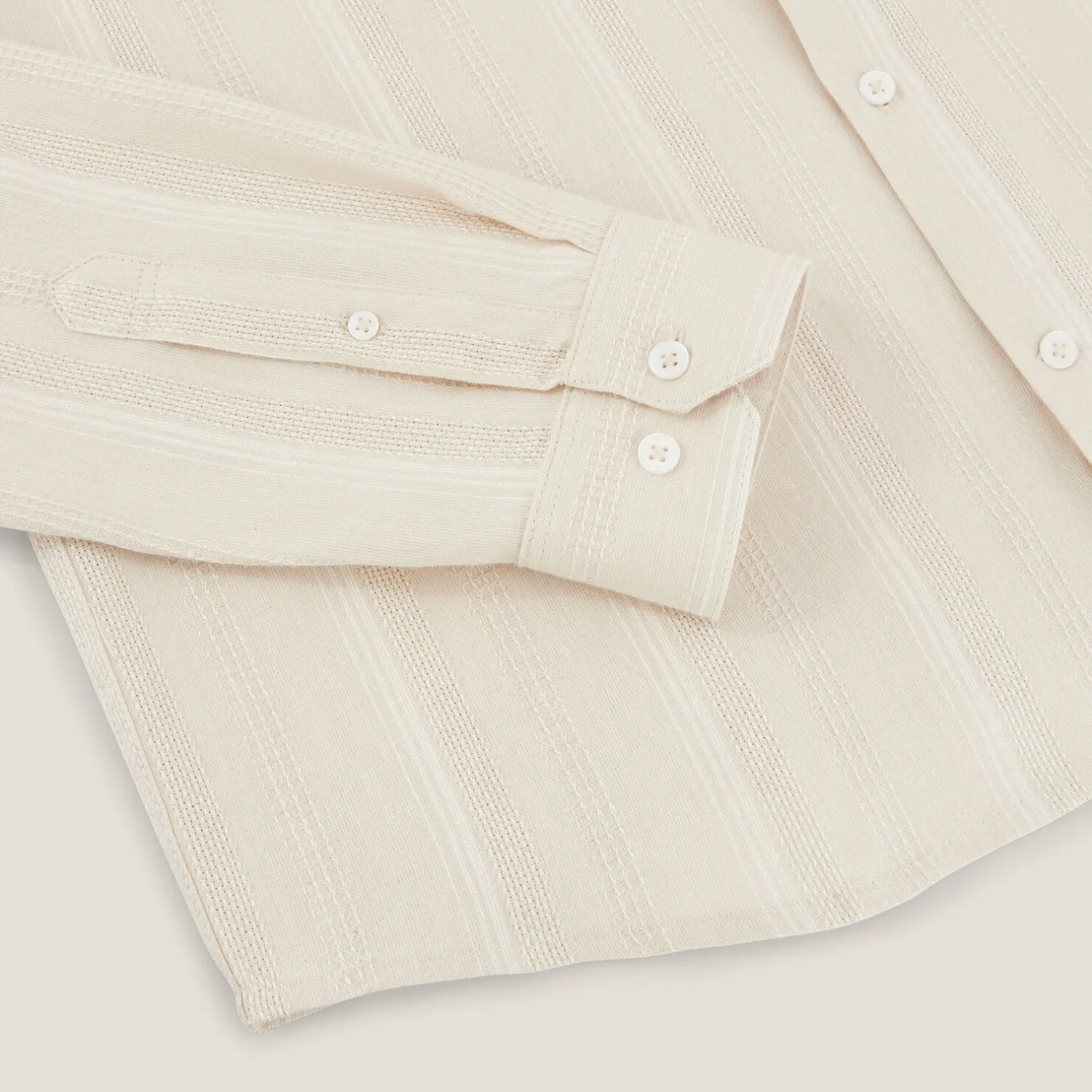 Jules Chemise en coton matière texturée- Chemise