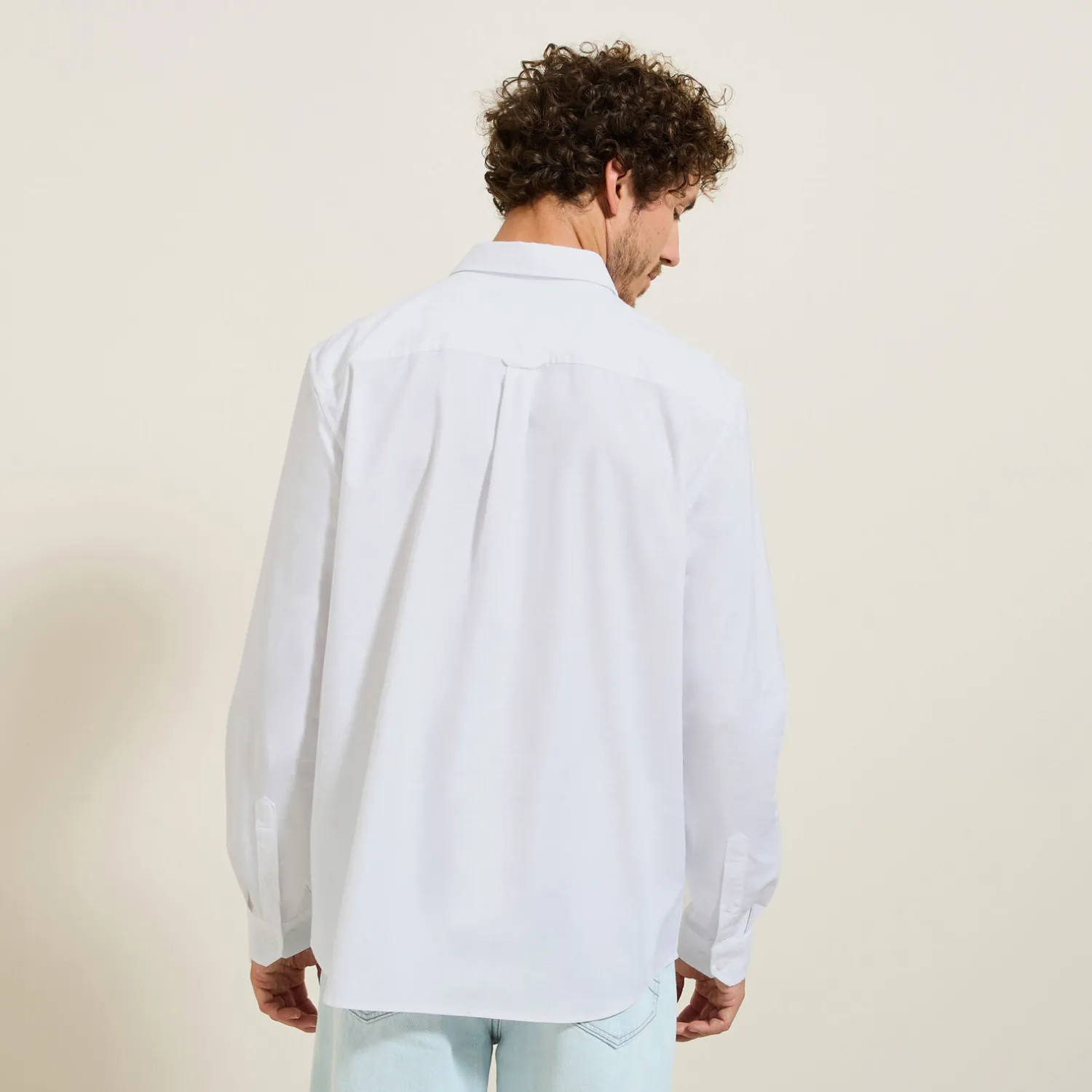 Jules Chemise en coton oxford élasthanne- Chemise