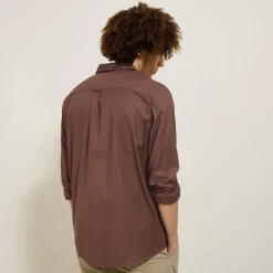 Jules Chemise en coton piqué unie- Chemise