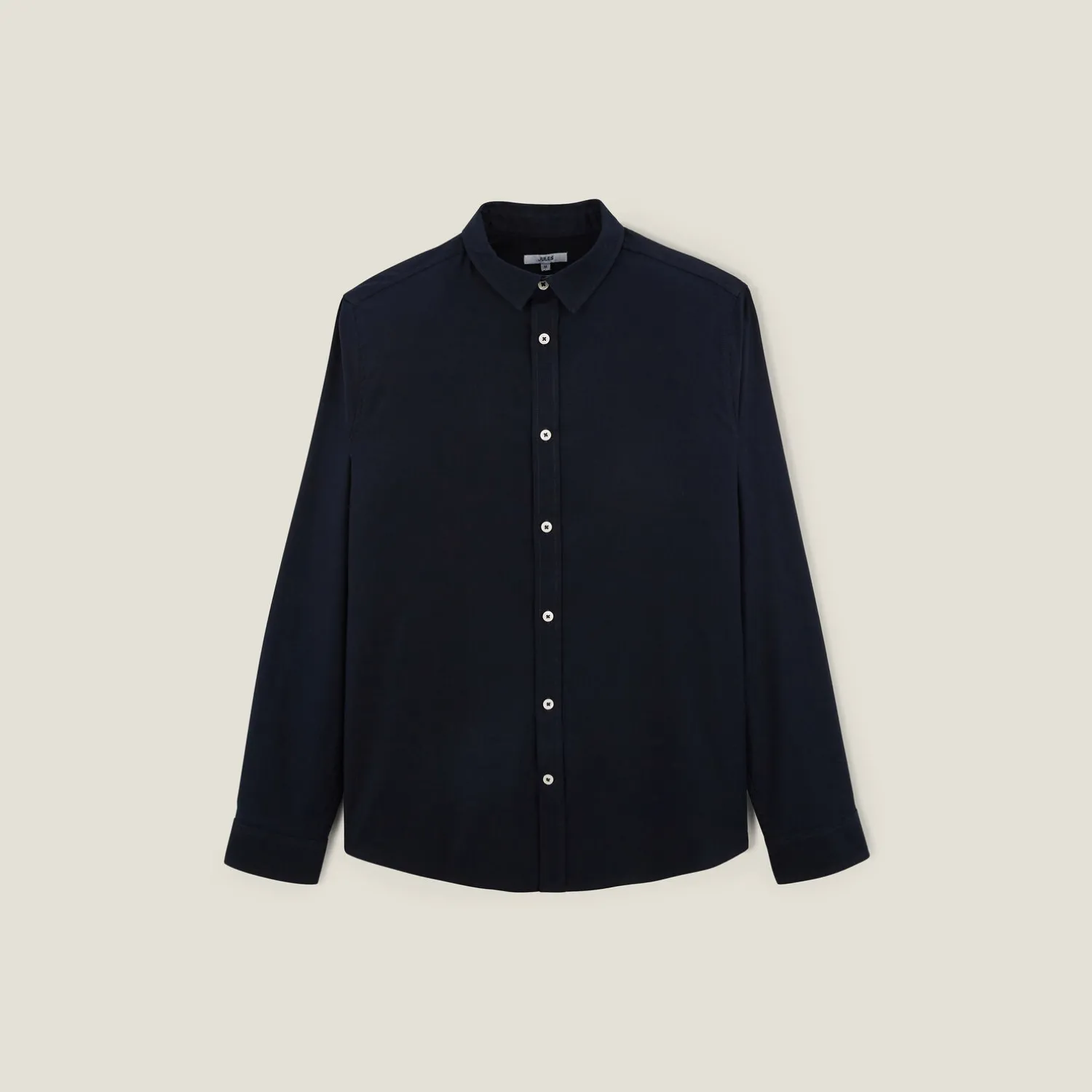 Jules Chemise en coton piqué unie- Chemise