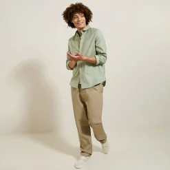 Jules Chemise en coton piqué unie- Chemise