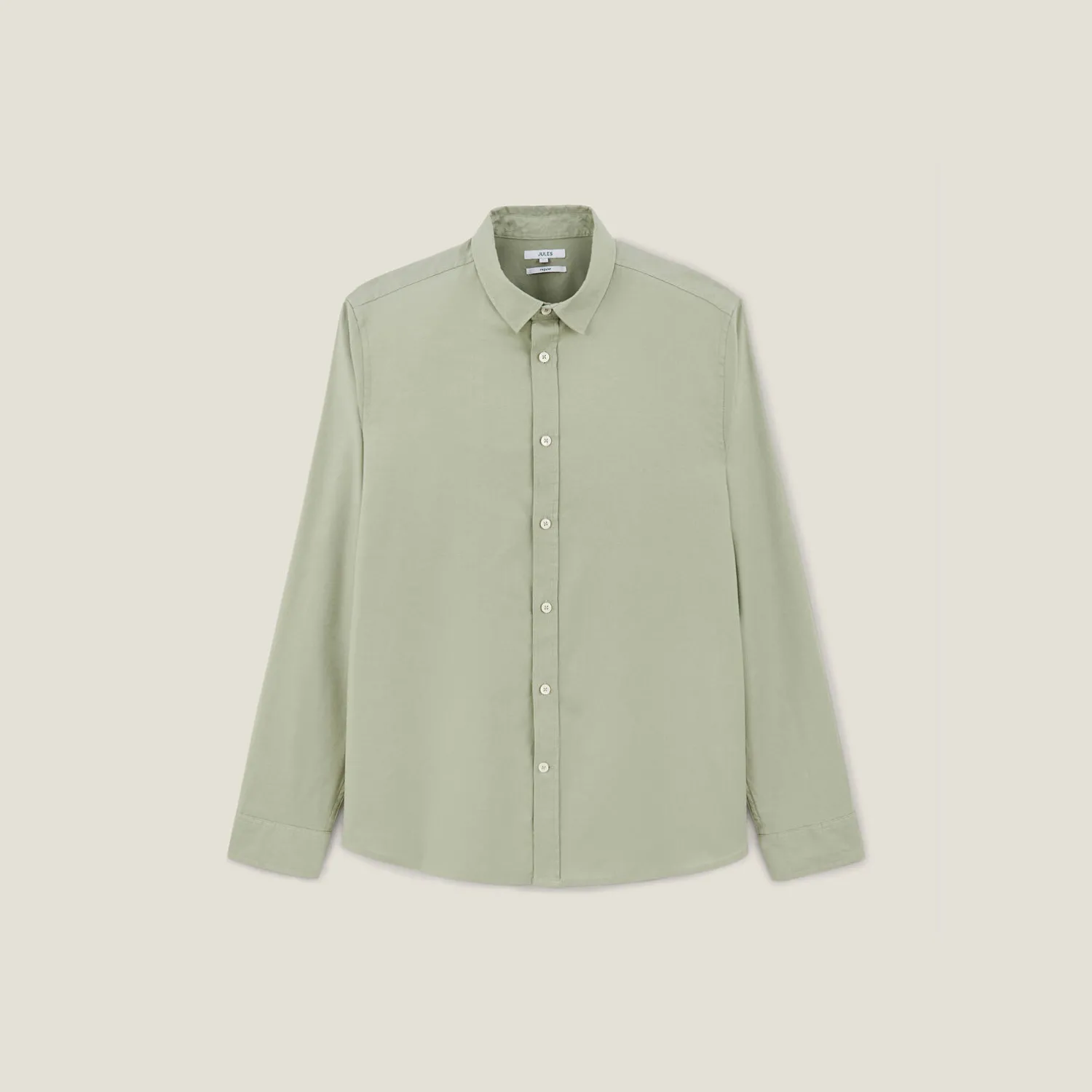 Jules Chemise en coton piqué unie- Chemise