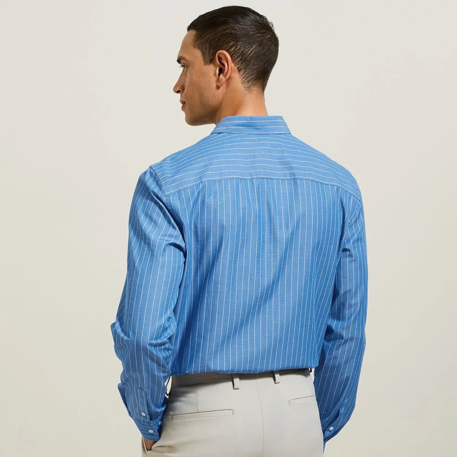 Jules Chemise en coton rayée- Smart Casual|Chemise Formelle