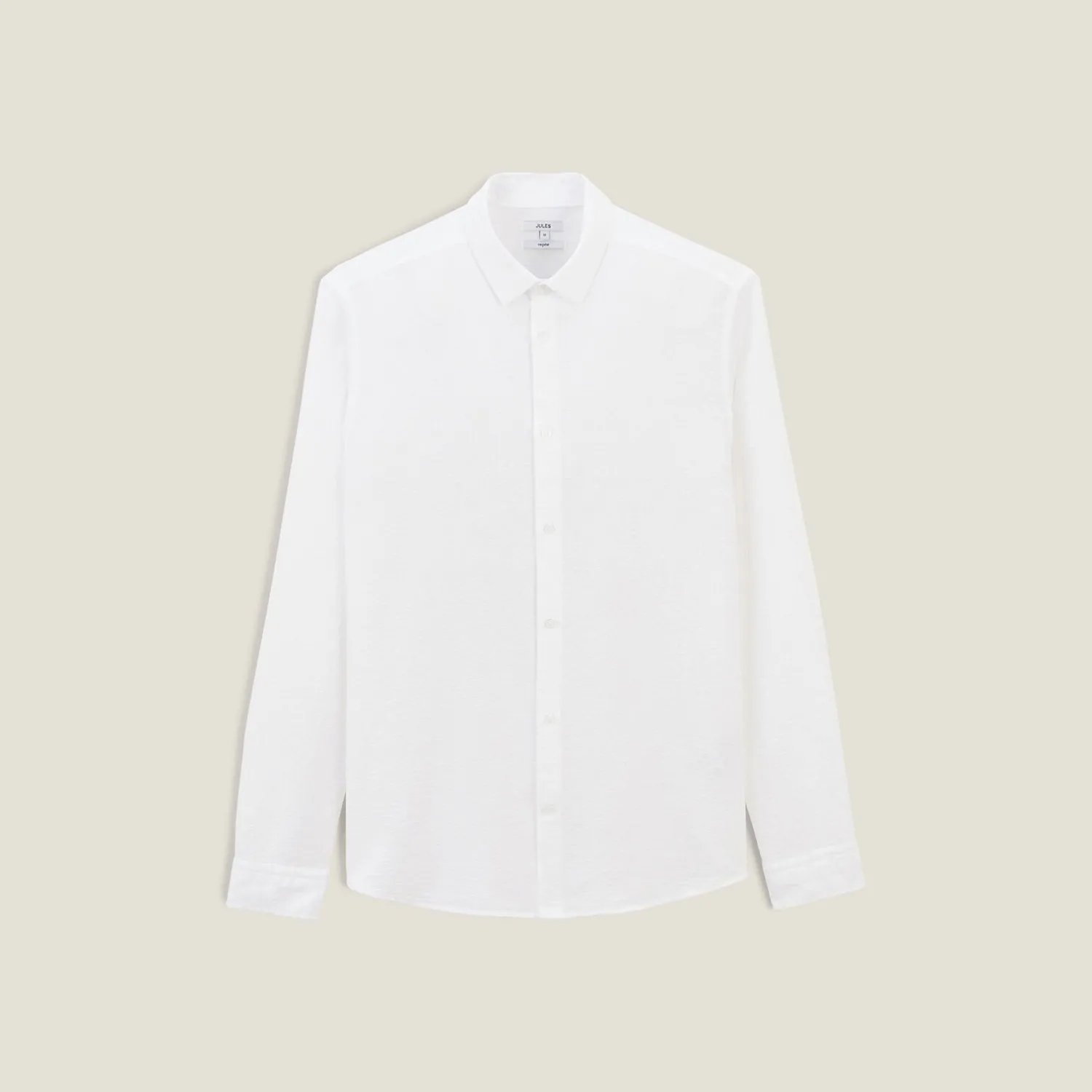 Jules Chemise en coton seersucker rayée- Smart Casual|Chemise Formelle