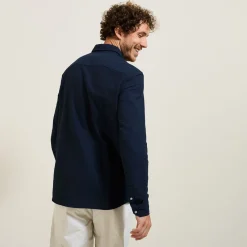 Jules Chemise en coton seersucker rayée- Smart Casual|Chemise Formelle