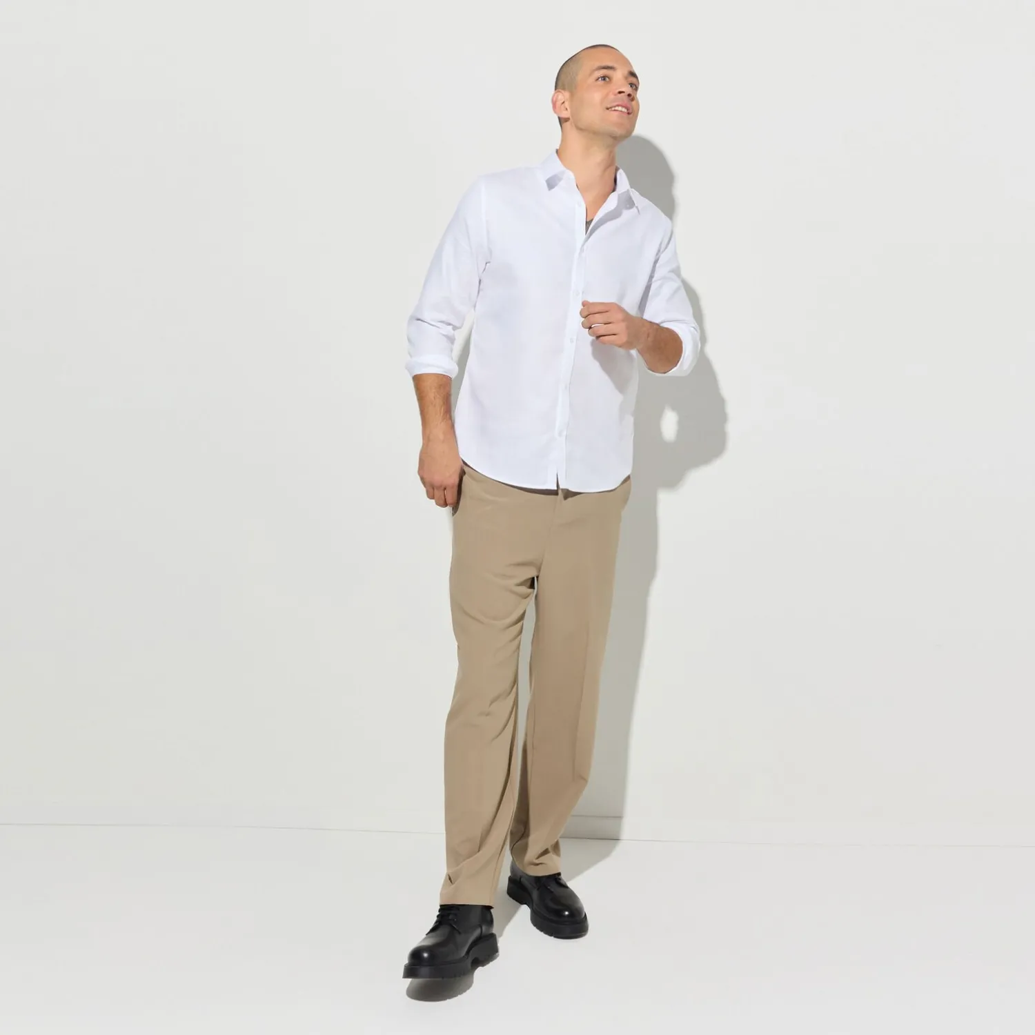 Jules Chemise en coton unie- Collection Mariage|Chemise Formelle