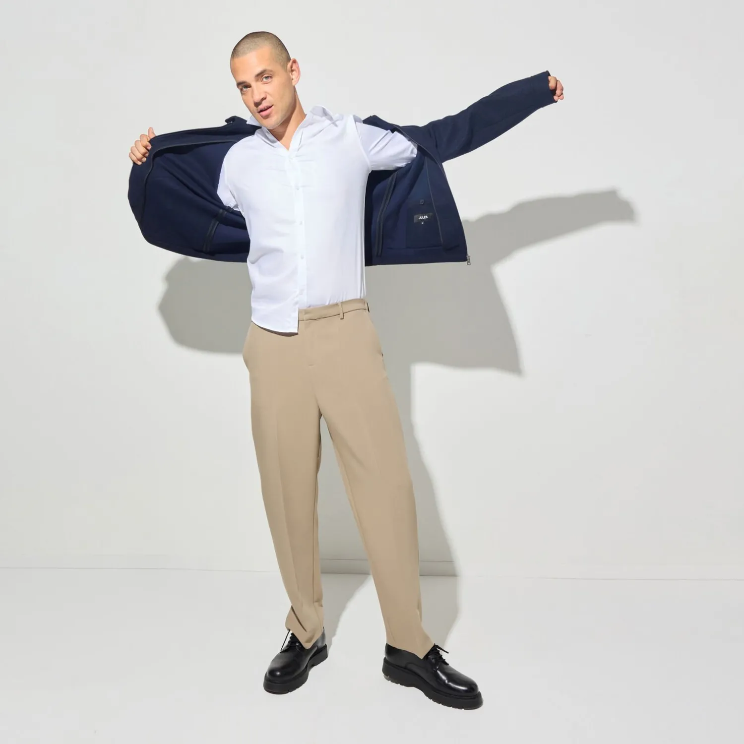 Jules Chemise en coton unie- Collection Mariage|Chemise Formelle