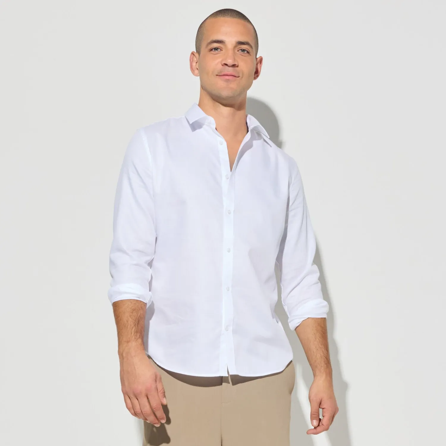 Jules Chemise en coton unie- Collection Mariage|Chemise Formelle