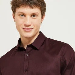 Jules Chemise en coton unie- Collection Mariage|Chemise Formelle